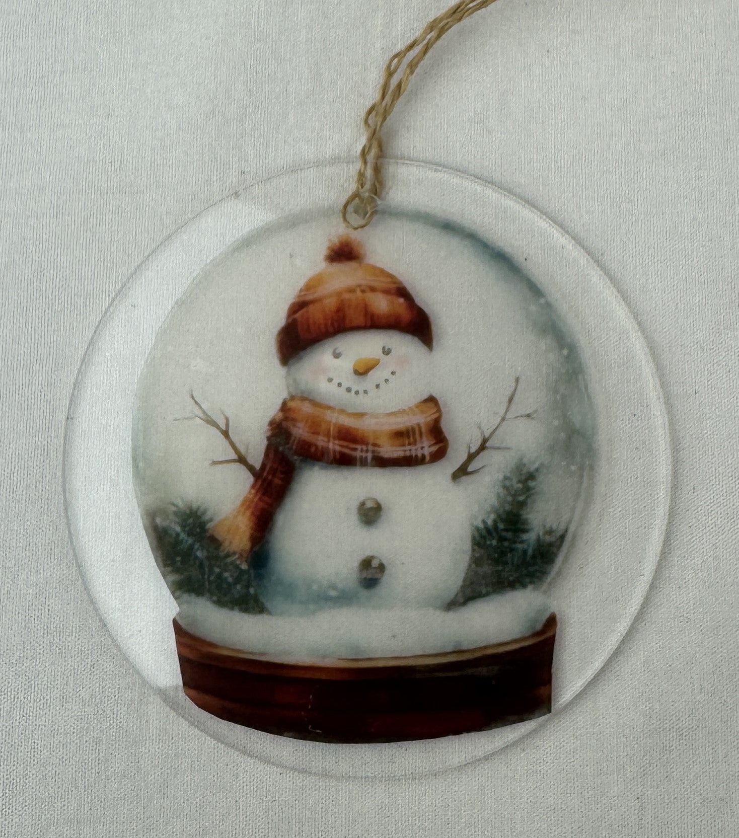 Snow Globe Snowman, 3.5"
